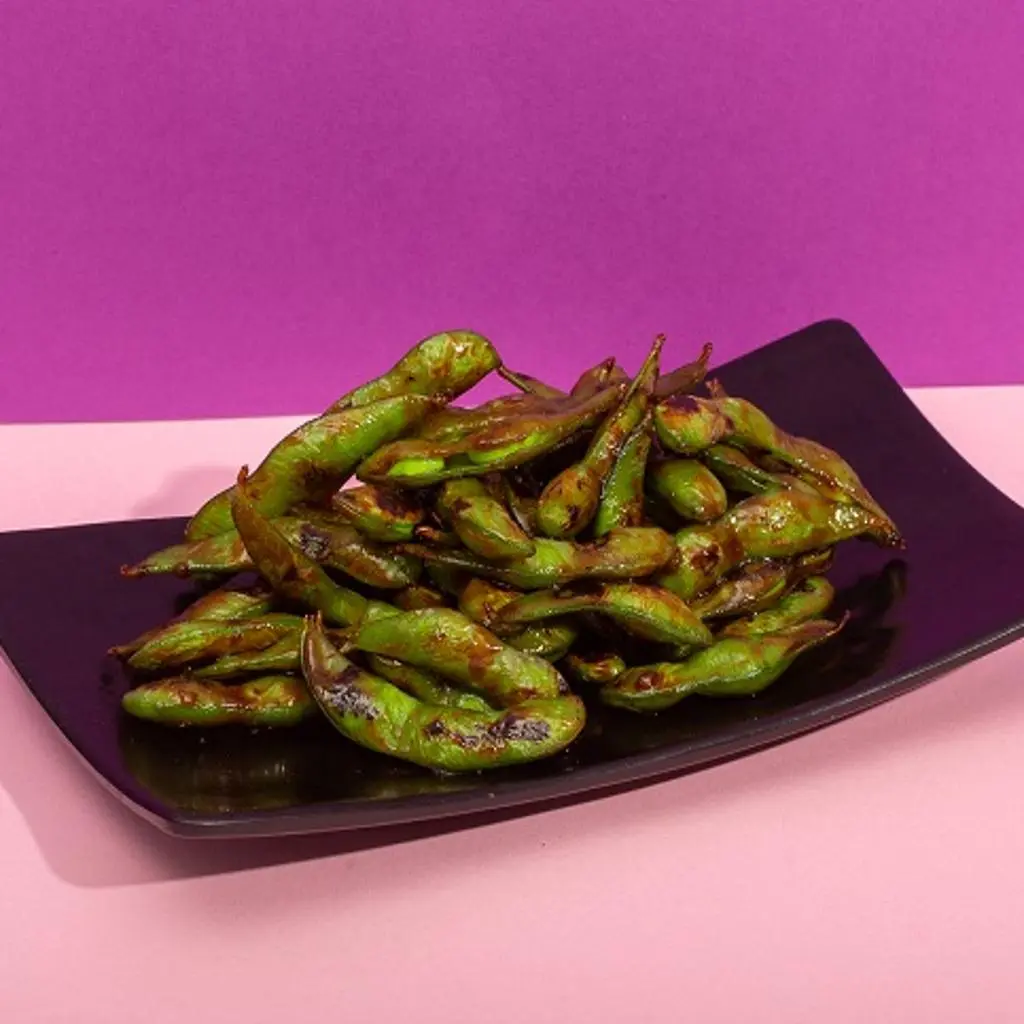 Grilled Edamame